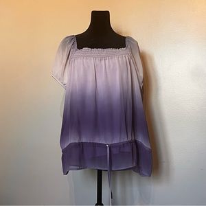 ABG Purple ombré top NWOT